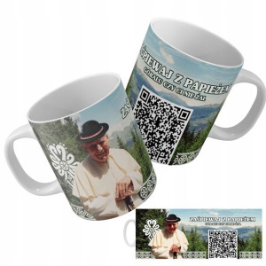 KUBEK Prezent Kod QR Góral Jan Paweł II PAPIEŻ 13