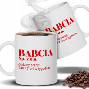 KUBEK Prezent na DZIEŃ BABCI dla Babci Wzory MIX