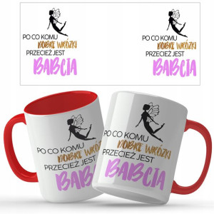 KUBEK Prezent na DZIEŃ BABCI dla BABCIA MiX WZORÓW