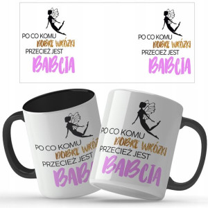 KUBEK Prezent na DZIEŃ BABCI dla BABCIA MiX WZORÓW