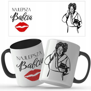 KUBEK Prezent na DZIEŃ BABCI Najlepsza BABCIA MIX
