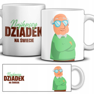 KUBEK Prezent na DZIEŃ DZIADKA Najlepszy DZIADEK