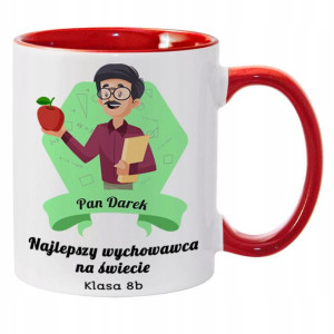 KUBEK Prezent na DZIEŃ NAUCZYCIELA Twoje IMIĘ MiX