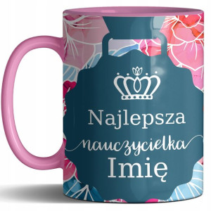 KUBEK Prezent na DZIEŃ NAUCZYCIELA Twoje IMIĘ MIX