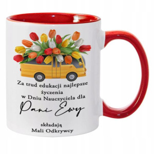KUBEK Prezent na DZIEŃ NAUCZYCIELA Twoje IMIĘ MiX