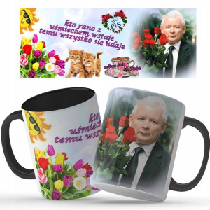 Kubek PREZENT Prezes Jarek KACZYŃSKI PIS MiX WZORY