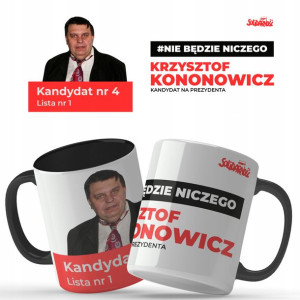 KUBEK Prezent Śmieszny MAJOR KONONOWICZ MiX Wzorów