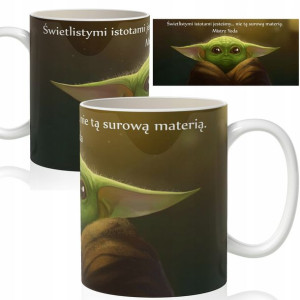 KUBEK Prezent YODA MANDALORIAN Mistrz Yoda Wzory