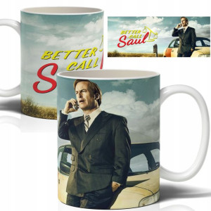Kubek Serial Better Call Saul Dużo Wzorów + Gratis