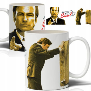 Kubek Serial Better Call Saul Dużo Wzorów + Gratis