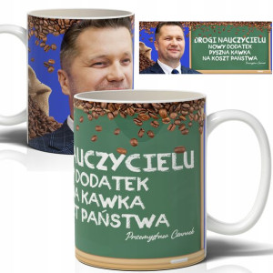 KUBEK Śmieszny Prezent dla NAUCZYCIELA do SZKOŁY
