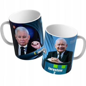KUBEK Śmieszny Prezent Kaczyński Dużo WZORÓW 1z10