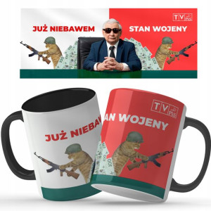 Kubek Śmieszny PREZENT KACZYŃSKI PIS Wiele WZORÓW
