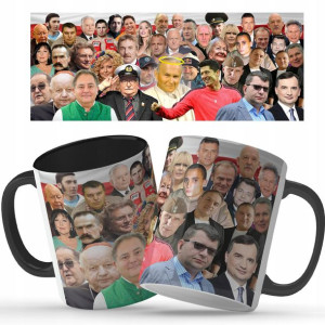 Kubek Śmieszny PREZENT WIELCY POLACY Papież Wzory