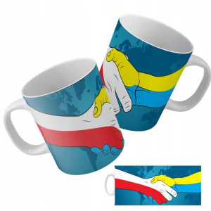 Kubek Solidarni Z Ukrainą Anty War Dużo Wzorów