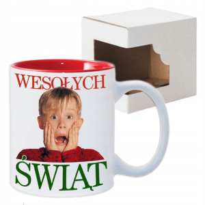 Kubek Świąteczny Kevin Sam W Domu Wiele Wzorów