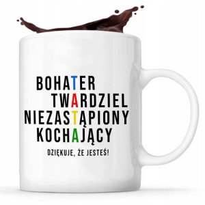 Śmieszny KUBEK dla TATY Prezent DZIEŃ OJCA Wzory