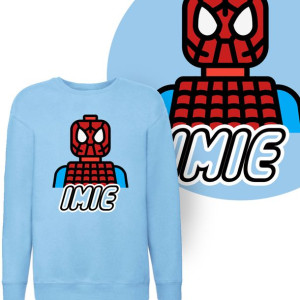 BLUZA Dziecięca LEGO Spiderman IMIĘ MiX - 140 cm