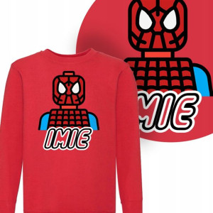 BLUZA Dziecięca LEGO Spiderman IMIĘ MiX - 164 cm