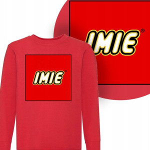BLUZA Dziecięca LEGO Twoje IMIĘ WZORY MIX - 116 cm