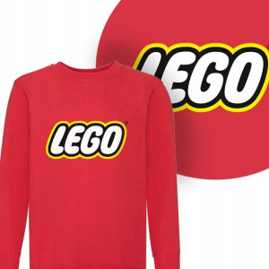 BLUZA Dziecięca LEGO Twoje IMIĘ WZORY MIX - 152 cm