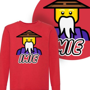 BLUZA Dziecięca LEGO Twoje IMIĘ WZORY MIX - 164 cm