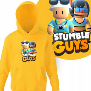 Dziecięca Bluza Z Kapturem Stumble Guys - 152 Cm