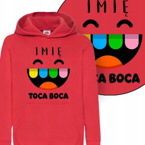 Dziecięca Bluza Z Kapturem Toca Boca Imię - 140 Cm