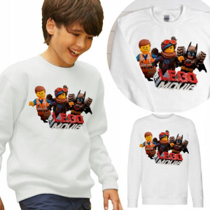 BLUZA Dziecięca LEGO Własne IMIĘ WZORY - 152 cm