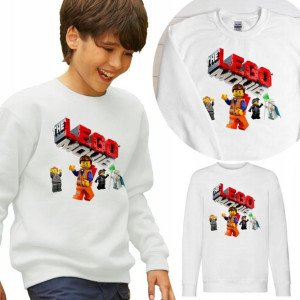 BLUZA Dziecięca LEGO Własne IMIĘ WZORY - 164 cm