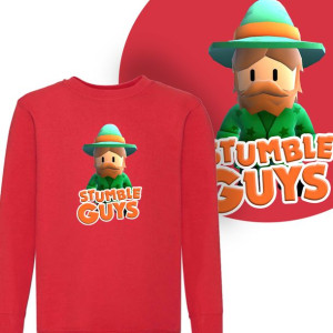 BLUZA Dziecięca STUMBLE GUYS Różne WZORY - 104 cm