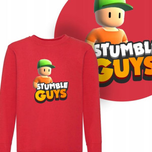 BLUZA Dziecięca STUMBLE GUYS Wiele WZORÓW - 128 cm