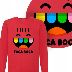 BLUZA Dziecięca TOCA BOCA Własne IMIĘ MiX - 128 cm