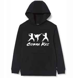 BLUZA z Kapturem Dziecięca COBRA KAI Wzory - 152cm