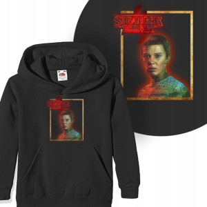 BLUZA z Kapturem Dziecięca STRANGER THINGS - 140cm