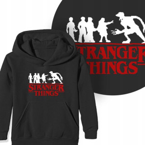 BLUZA z Kapturem Dziecięca STRANGER THINGS - 152cm