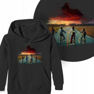 BLUZA z Kapturem Dziecięca STRANGER THINGS - 164cm