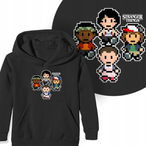 BLUZA z Kapturem Dziecięca STRANGER THINGS - 164cm