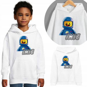 Dziecięca Bluza Z Kapturem Lego Imię Mix - 152 Cm