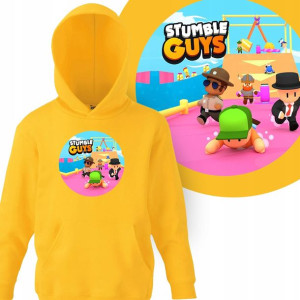 Dziecięca Bluza Z Kapturem Stumble Guys - 116 Cm
