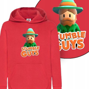 Dziecięca Bluza Z Kapturem Stumble Guys - 128 Cm