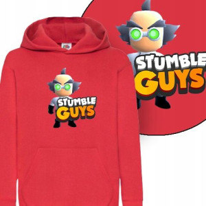 Dziecięca Bluza Z Kapturem Stumble Guys - 128 Cm