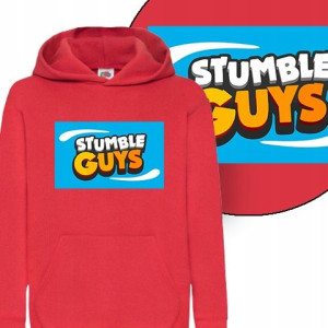 Dziecięca Bluza Z Kapturem Stumble Guys - 128 Cm