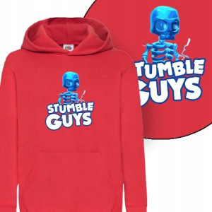 Dziecięca Bluza Z Kapturem Stumble Guys - 128 Cm