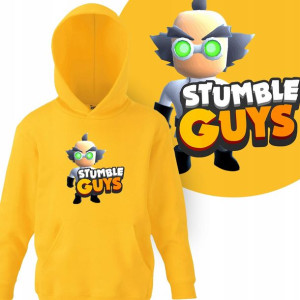Dziecięca Bluza Z Kapturem Stumble Guys - 128 Cm