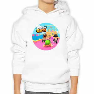 Dziecięca Bluza Z Kapturem Stumble Guys - 128 Cm