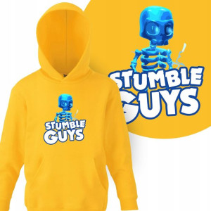 Dziecięca Bluza Z Kapturem Stumble Guys - 128 Cm