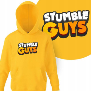Dziecięca Bluza Z Kapturem Stumble Guys - 128 Cm