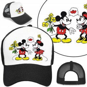 CZAPKA z DASZKIEM dla DZIECI MIKI MINNIE Wzory MiX