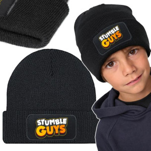 Ciepła CZAPKA Zimowa Beanie wzór STUMBLE GUYS